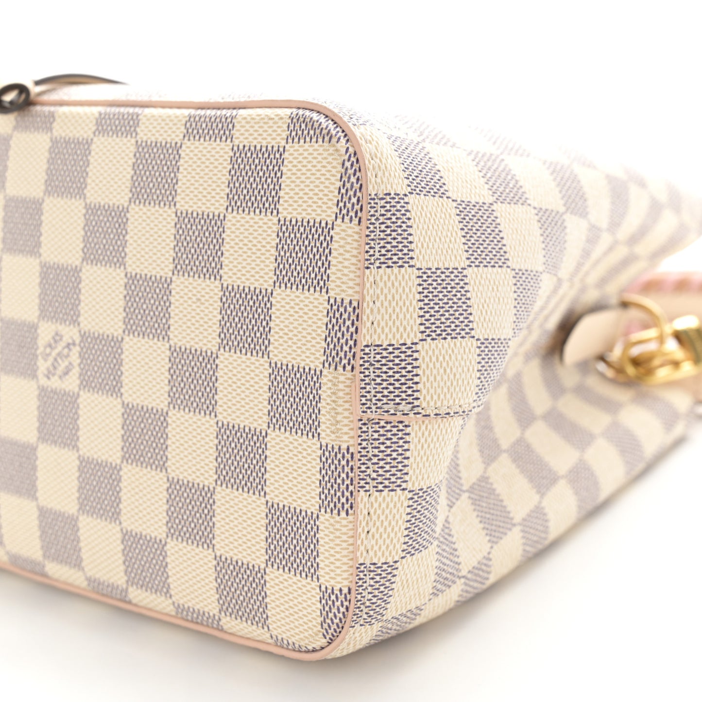 Damier Azur Braided Neonoe BB Pink