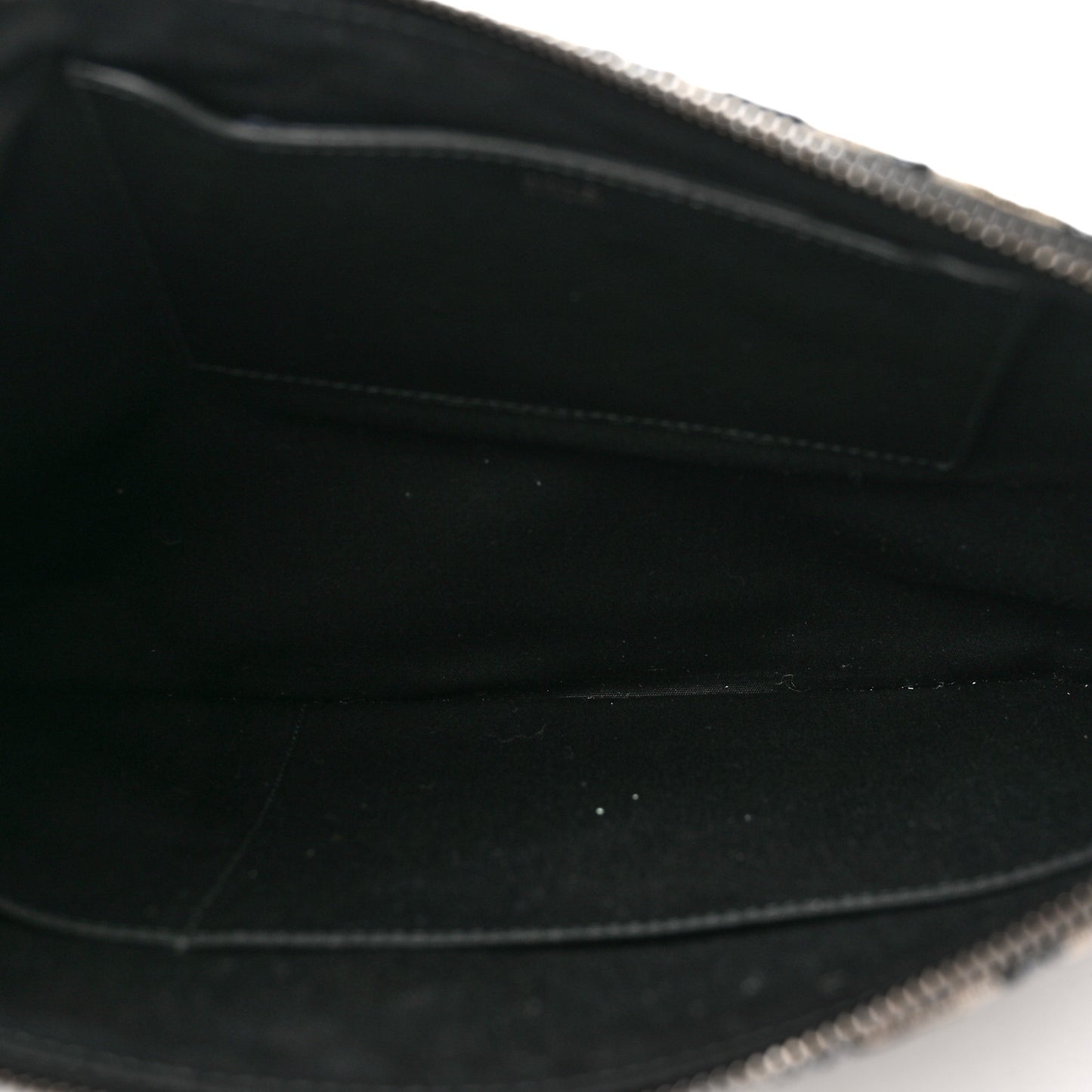 Oblique A4 Flat Pouch Clutch Blue