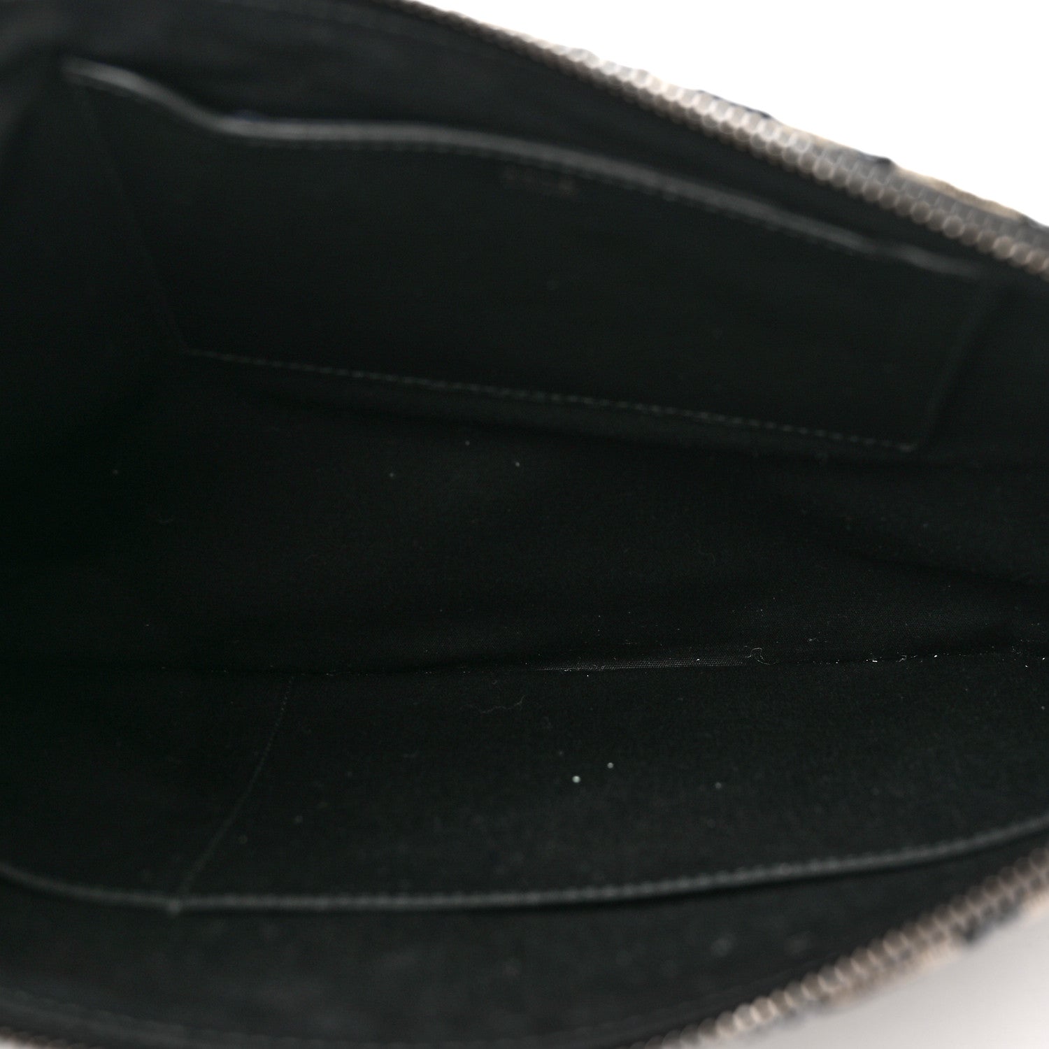 Christian Dior Oblique A4 Flat Pouch Clutch Blue 5 of 6