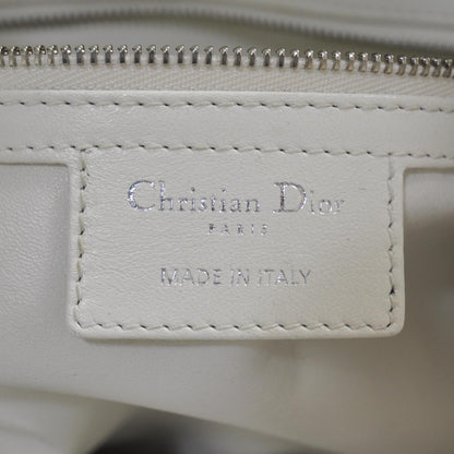Christian Dior Lambskin Cannage Overstitching Chri Chri Tote White 7 of 8
