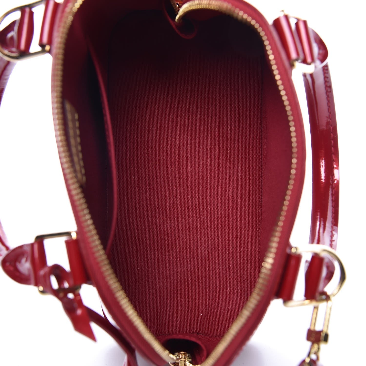 Louis Vuitton Vernis Alma BB Pomme D'Amour 5 of 6