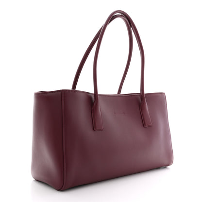 Chanel Calfskin Archetype Small Shopping Tote Dark Burgundy 3 of 10