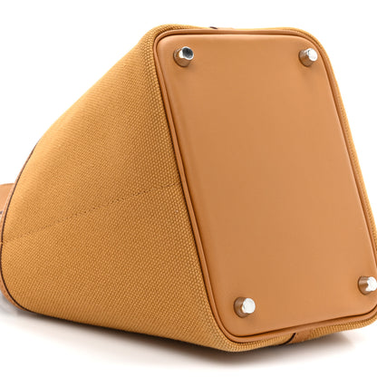 Hermes Toile Goeland Swift Cargo Picotin Lock 18 Sesame 10 of 10