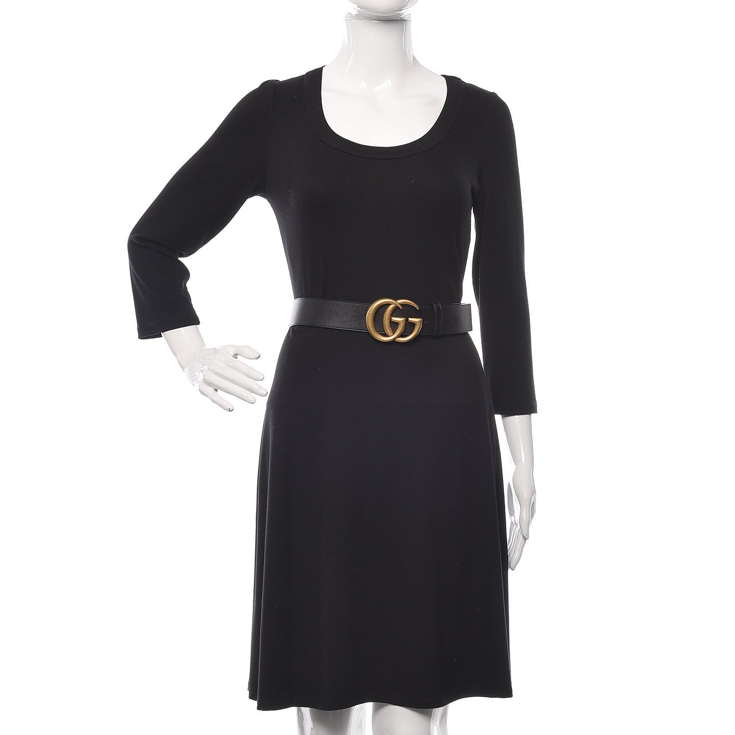 Gucci Calfskin Double G 40mm Belt 95 38 Black 2 of 7