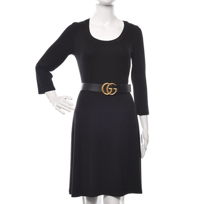 Gucci Calfskin Double G 40mm Belt 95 38 Black 2 of 7