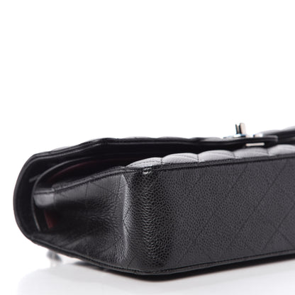 Chanel Caviar Quilted Medium Double Flap Black 6 of 10