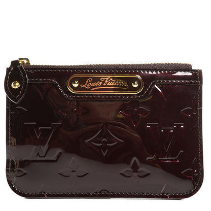 Louis Vuitton Vernis Key Pouch Amarante 1 of 8