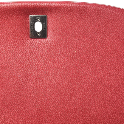 Chanel Caviar Quilted Casual Pocket Messenger Flap Red 16 of 18