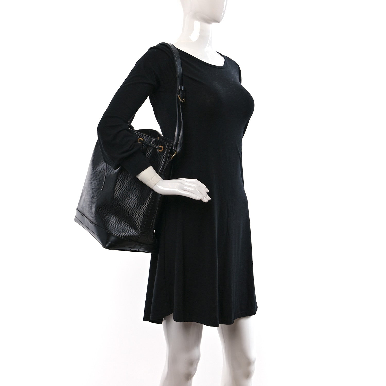 Louis Vuitton Epi Noe Black 3 of 9