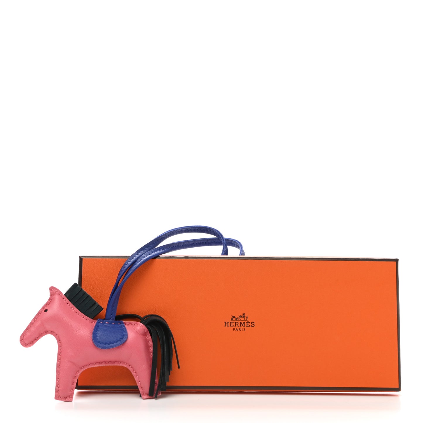 Milo Lambskin Grigri Rodeo Horse Bag Charm PM Rose Azalee Vert Cypress Bleu Electrique