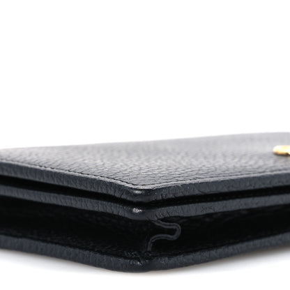 Gucci Calfskin Mini GG Marmont Chain Wallet Black 9 of 10