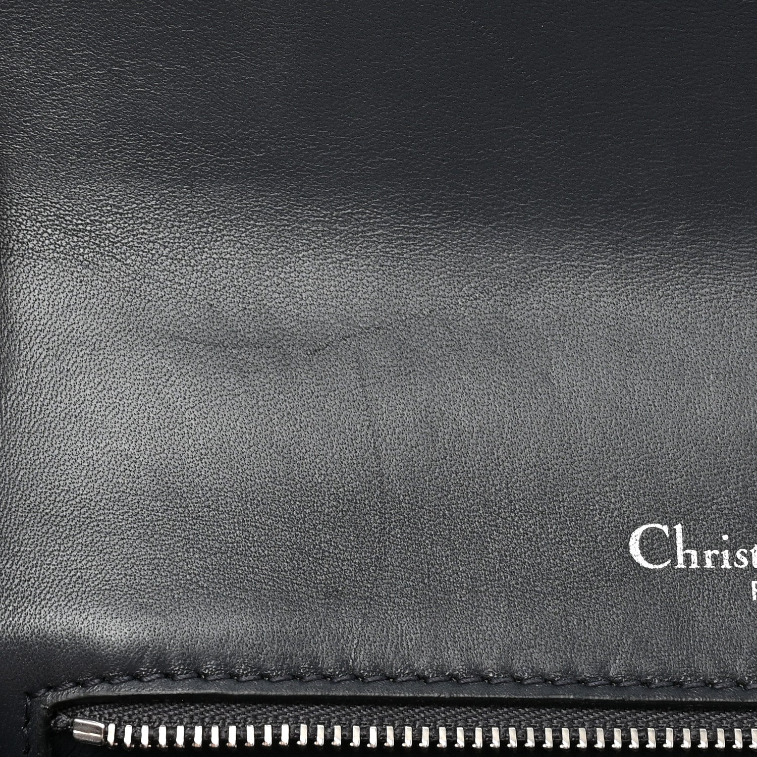 Christian Dior Metallic Patent Micro-Cannage Medium Diorama Flap Bag Silver 9 of 17