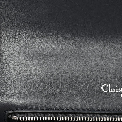 Christian Dior Metallic Patent Micro-Cannage Medium Diorama Flap Bag Silver 9 of 17