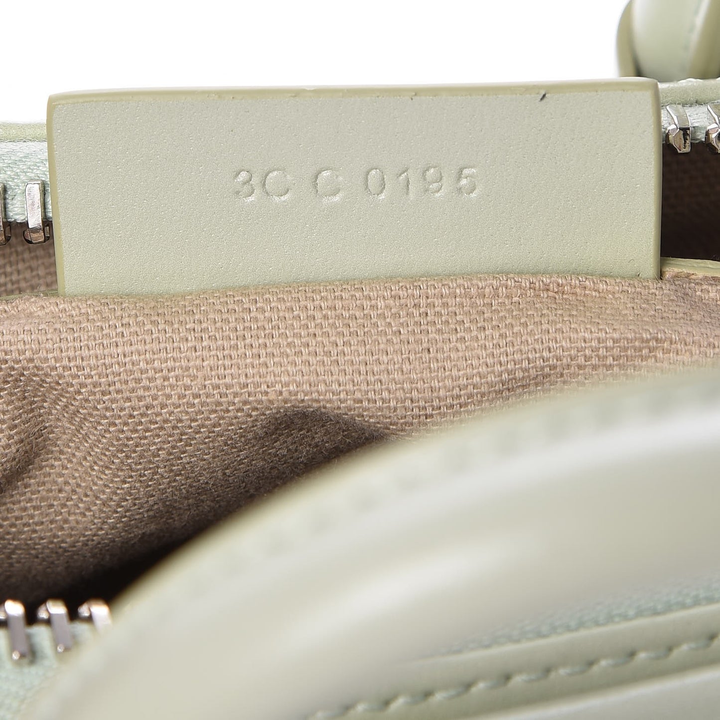 Shiny Lord Calfskin Mini Antigona Aqua Green