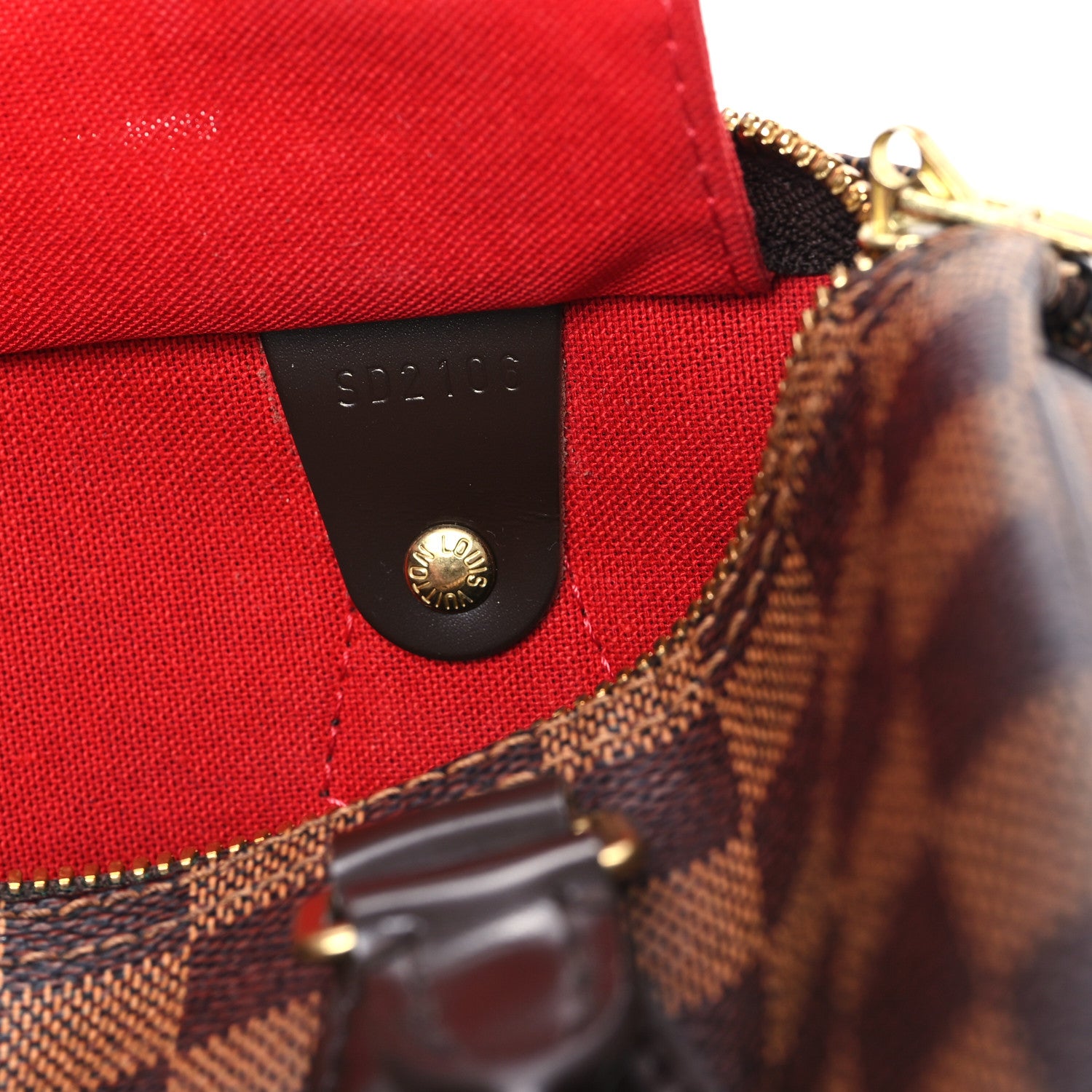 Louis Vuitton Damier Ebene Speedy Bandouliere 25 7 of 11