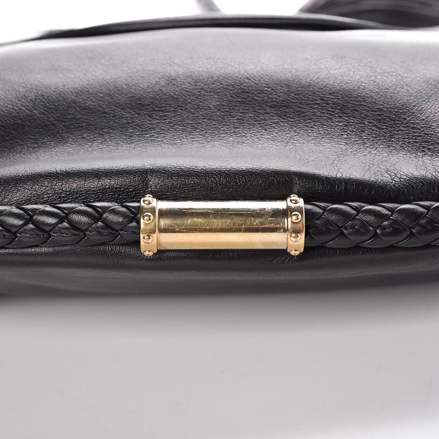 Gucci Calfskin Britt Tassel Shoulder Bag Black 10 of 10