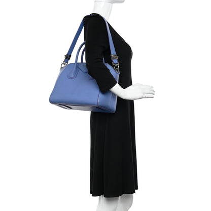Givenchy Sugar Goatskin Small Antigona Blue 2 of 15