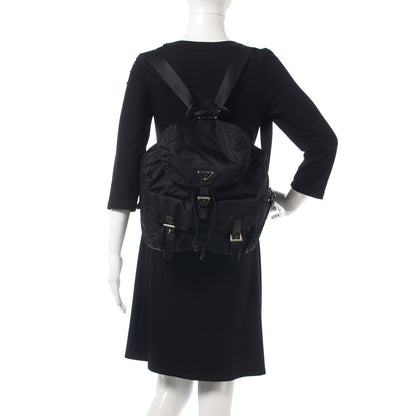 Prada Nylon Vela Medium Backpack Black 2 of 9
