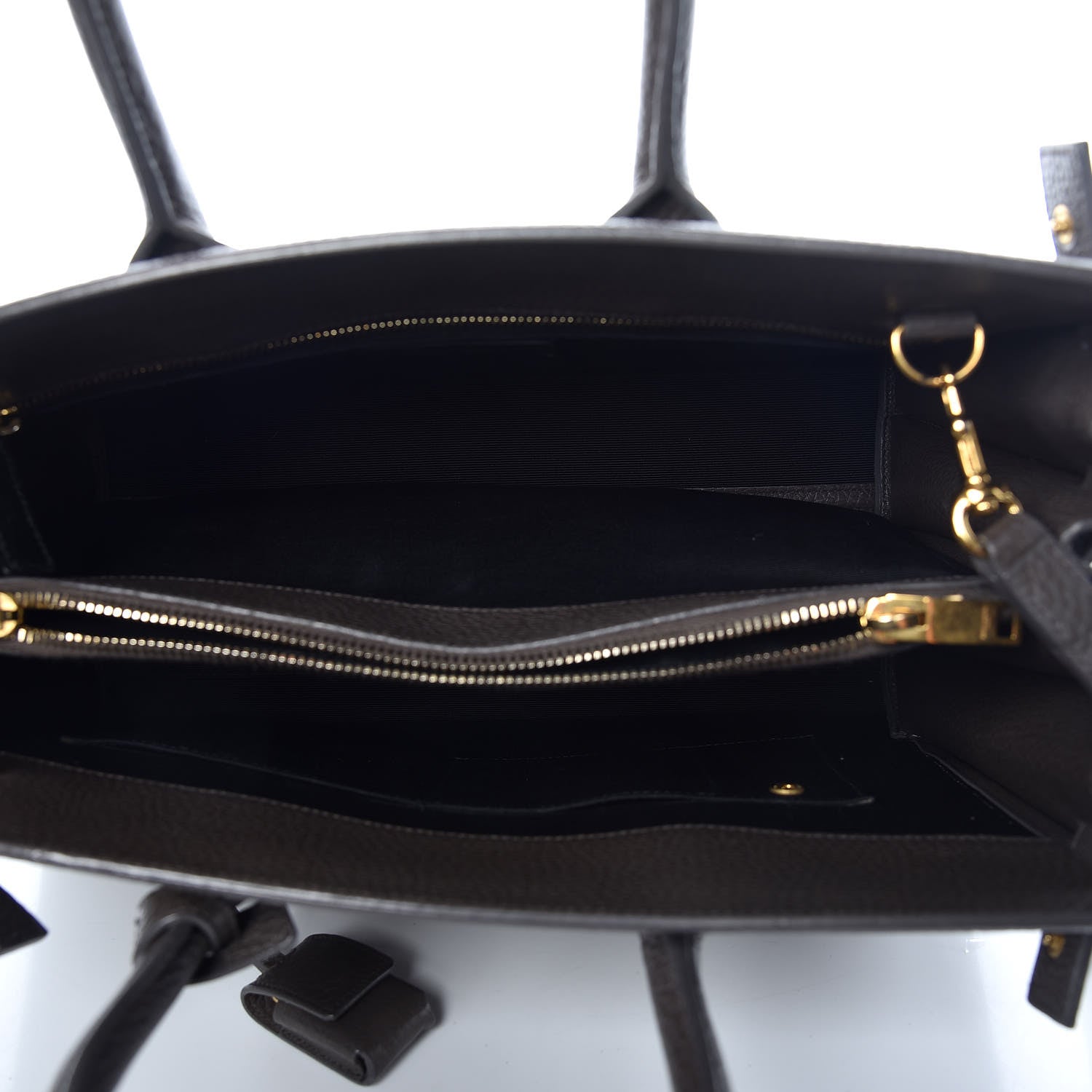 Saint Laurent Grained Calfskin Small Sac De Jour Dark Anthracite 5 of 12
