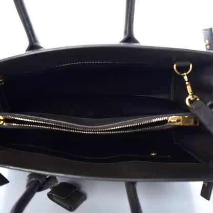 Saint Laurent Grained Calfskin Small Sac De Jour Dark Anthracite 5 of 12