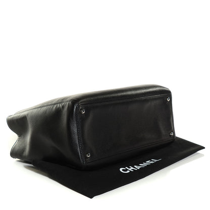 Chanel Calfskin Cerf Executive Shopper Tote Black 4 of 7