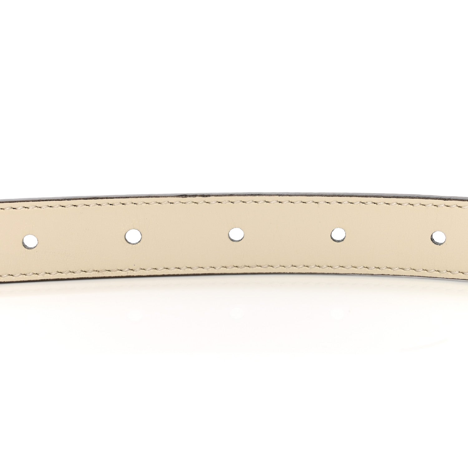 Gucci Calfskin GG Supreme Monogram Double G Reversible 20mm Belt 95 38 Beige Mystic White 4 of 6