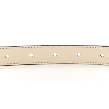 Gucci Calfskin GG Supreme Monogram Double G Reversible 20mm Belt 95 38 Beige Mystic White 4 of 6