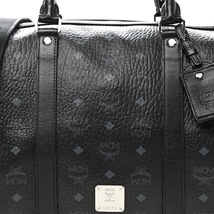 MCM Visetos Medium Traveler Weekender Duffle Bag Black 9 of 11