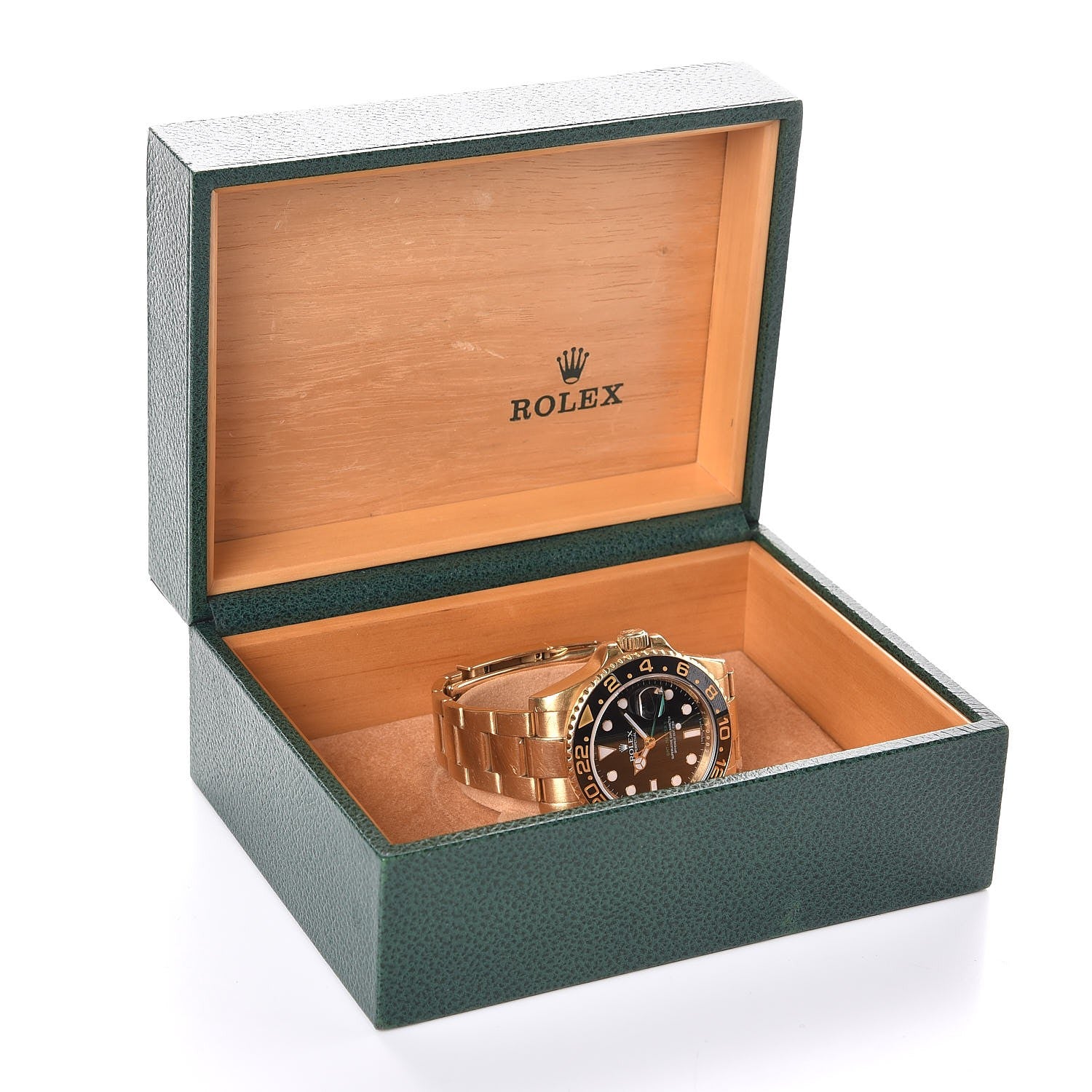 Rolex 18K Yellow Gold 40mm GMT-Master II Watch Black 116718LN 8 of 8