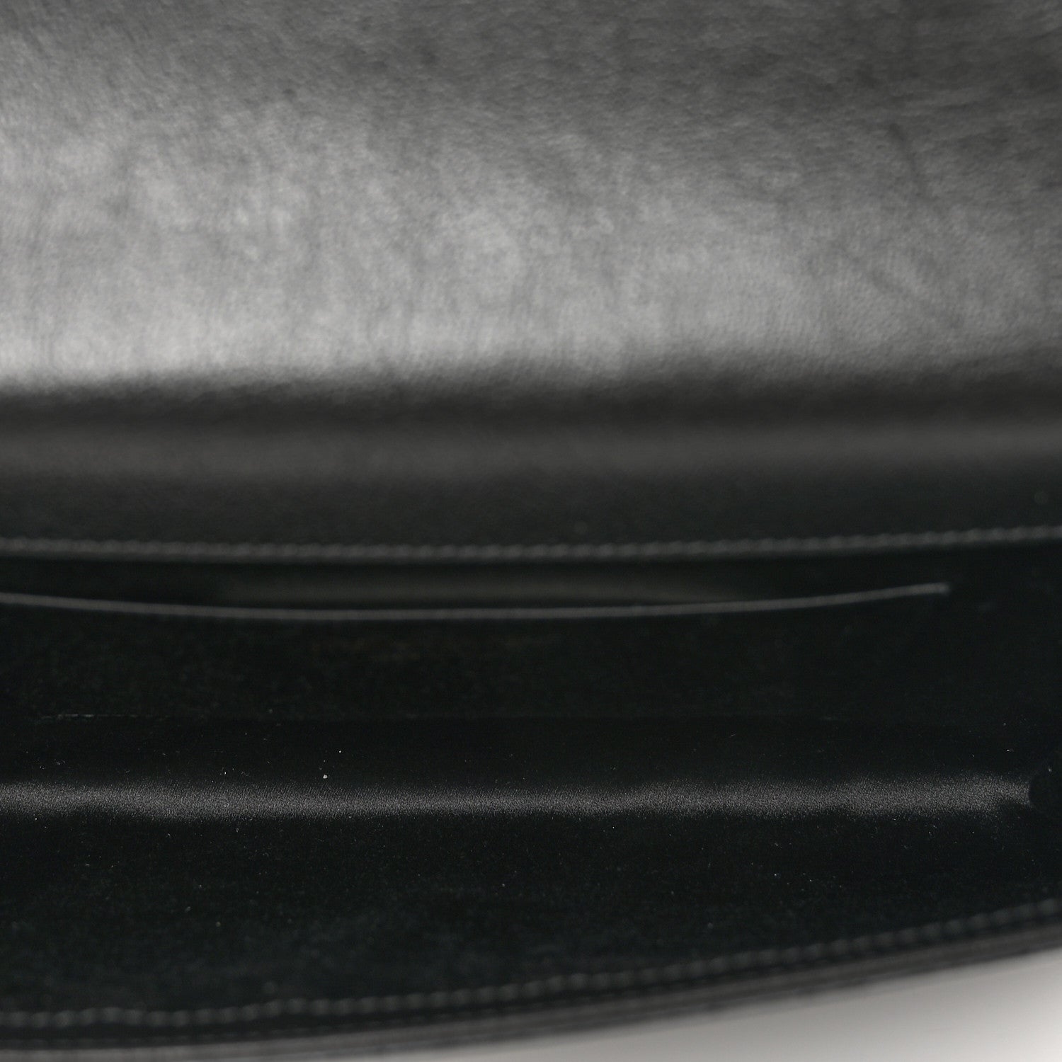Saint Laurent Calfskin Monogram Large Belle De Jour Clutch Black 5 of 7