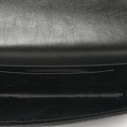 Saint Laurent Calfskin Monogram Large Belle De Jour Clutch Black 5 of 7
