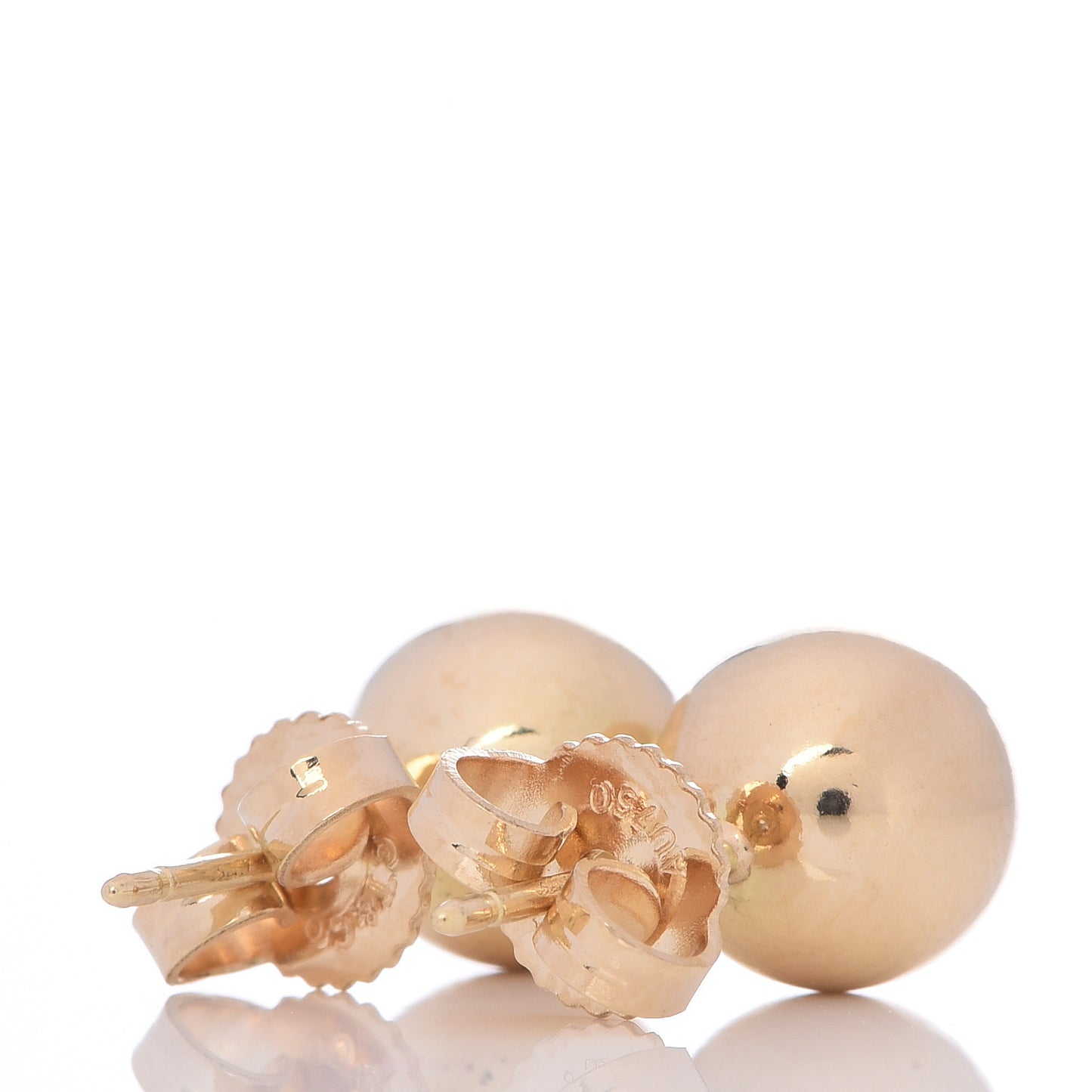 18K Yellow Gold 8mm HardWear Ball Earrings