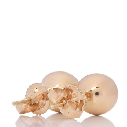 Tiffany 18K Yellow Gold 8mm HardWear Ball Earrings 3 of 5