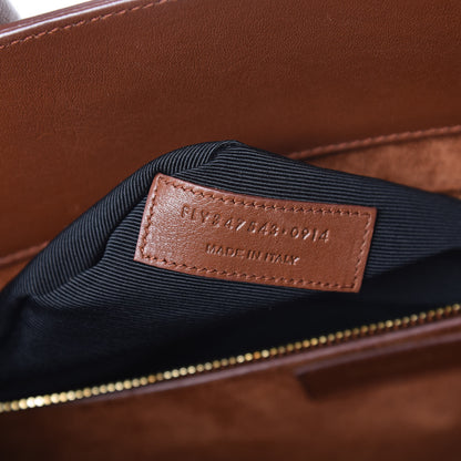 Saint Laurent Calfskin Large Sac De Jour Carryall Cognac 8 of 11