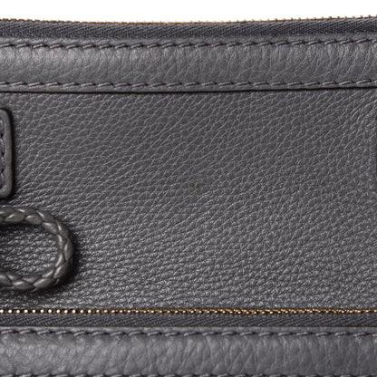 Gucci Pebbled Calfskin Small Bella Top Handle Bag Gray 9 of 13