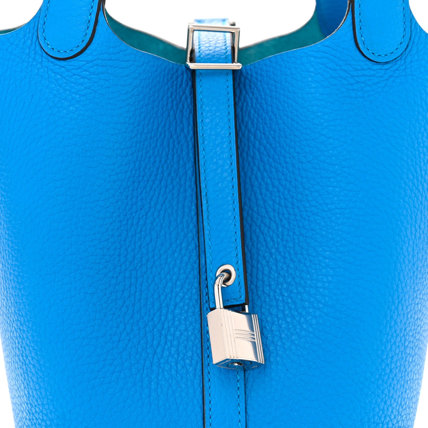 Hermes Taurillon Clemence Picotin Lock 18 PM Bleu Zanzibar 8 of 10