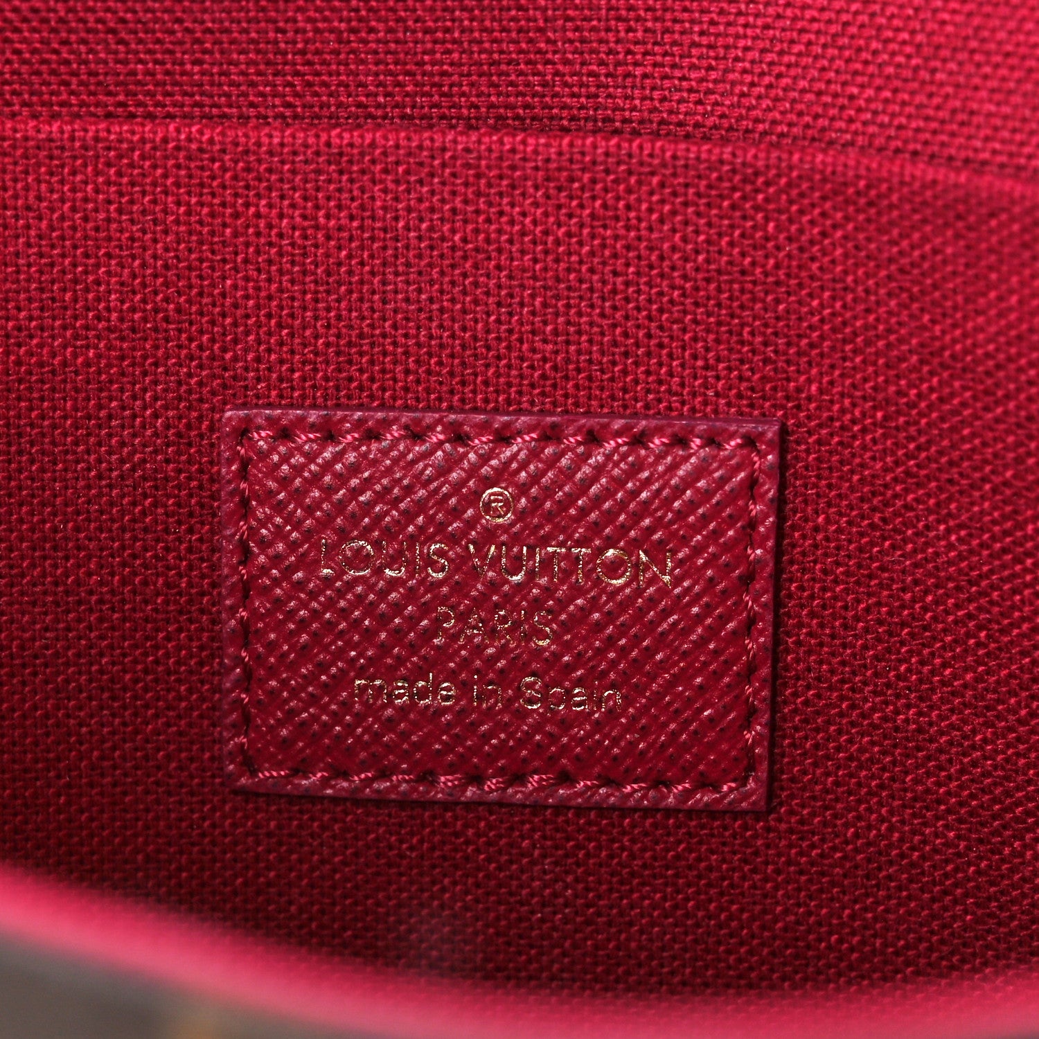 Louis Vuitton Monogram Pochette Felicie Chain Wallet Fuchsia 11 of 17