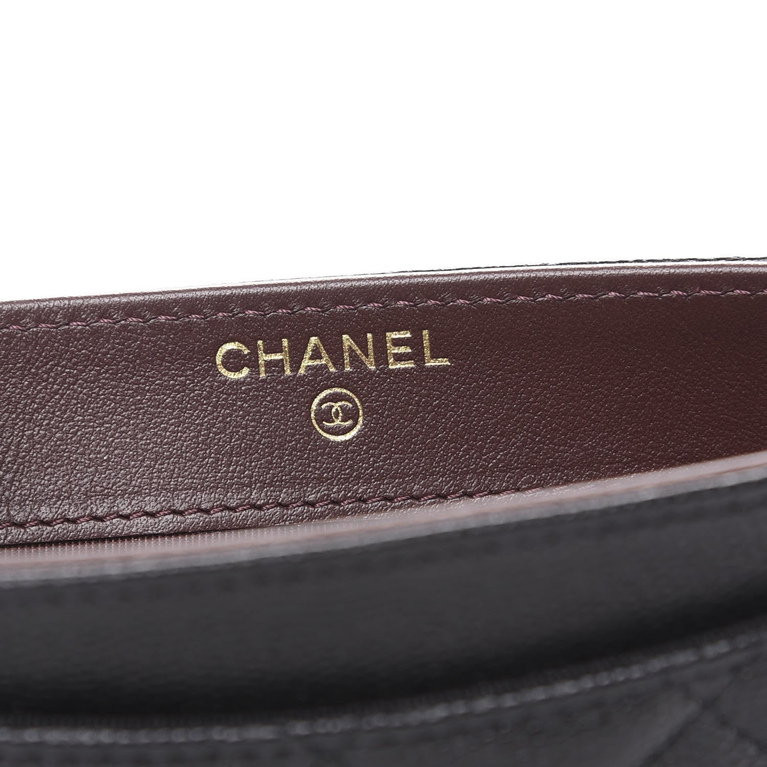 Chanel Caviar Quilted Classic Strap Pouch Black 6 of 9