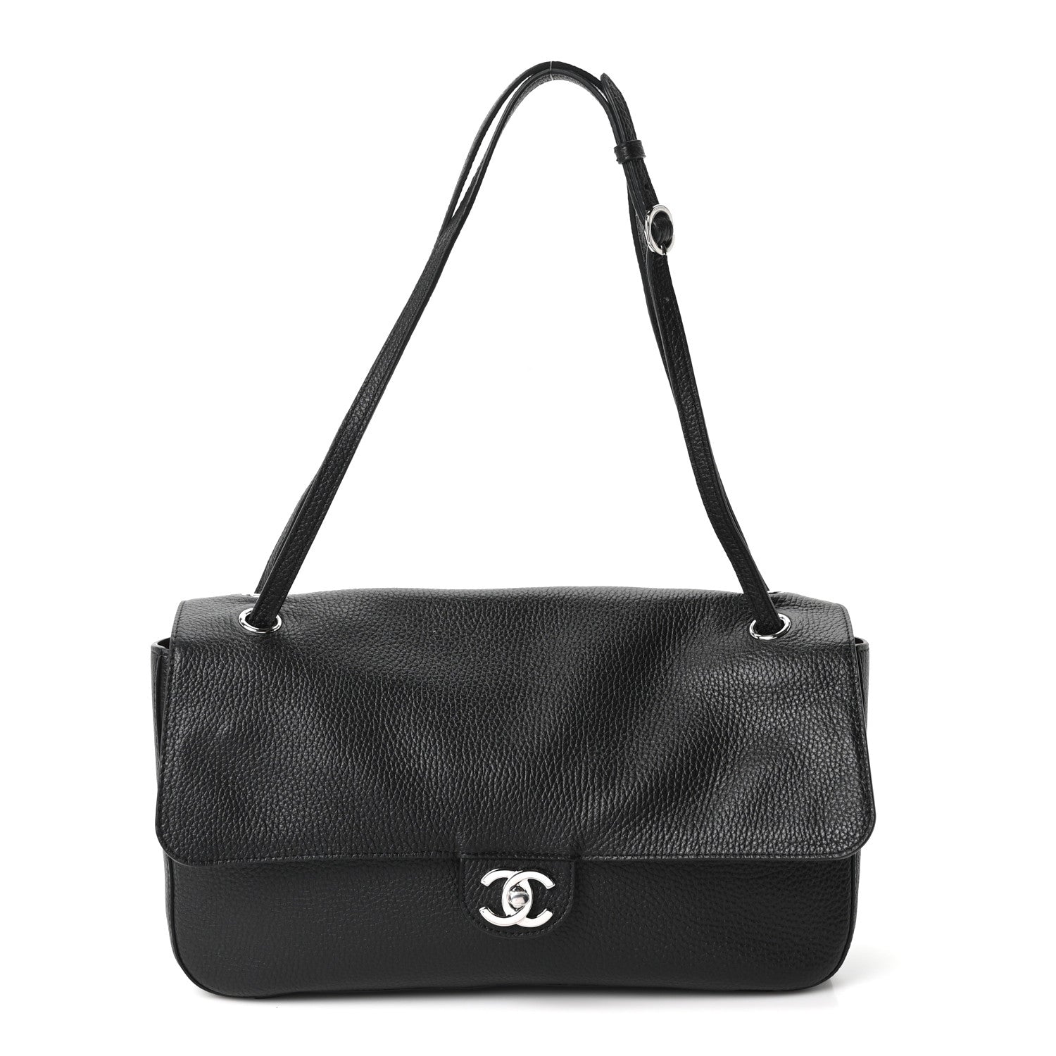 Chanel Grained Calfskin Small Souplissimo Maxi Flap Black 1 of 11