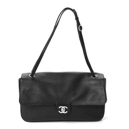 Chanel Grained Calfskin Small Souplissimo Maxi Flap Black 1 of 11