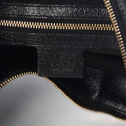 Gucci Monogram Bamboo Ring Hobo Black 6 of 8
