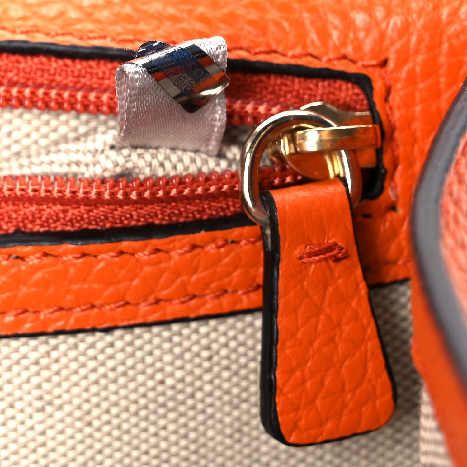 Jimmy Choo Grainy Calfskin Sonia Wallet On Chain Amber Orange 13 of 19