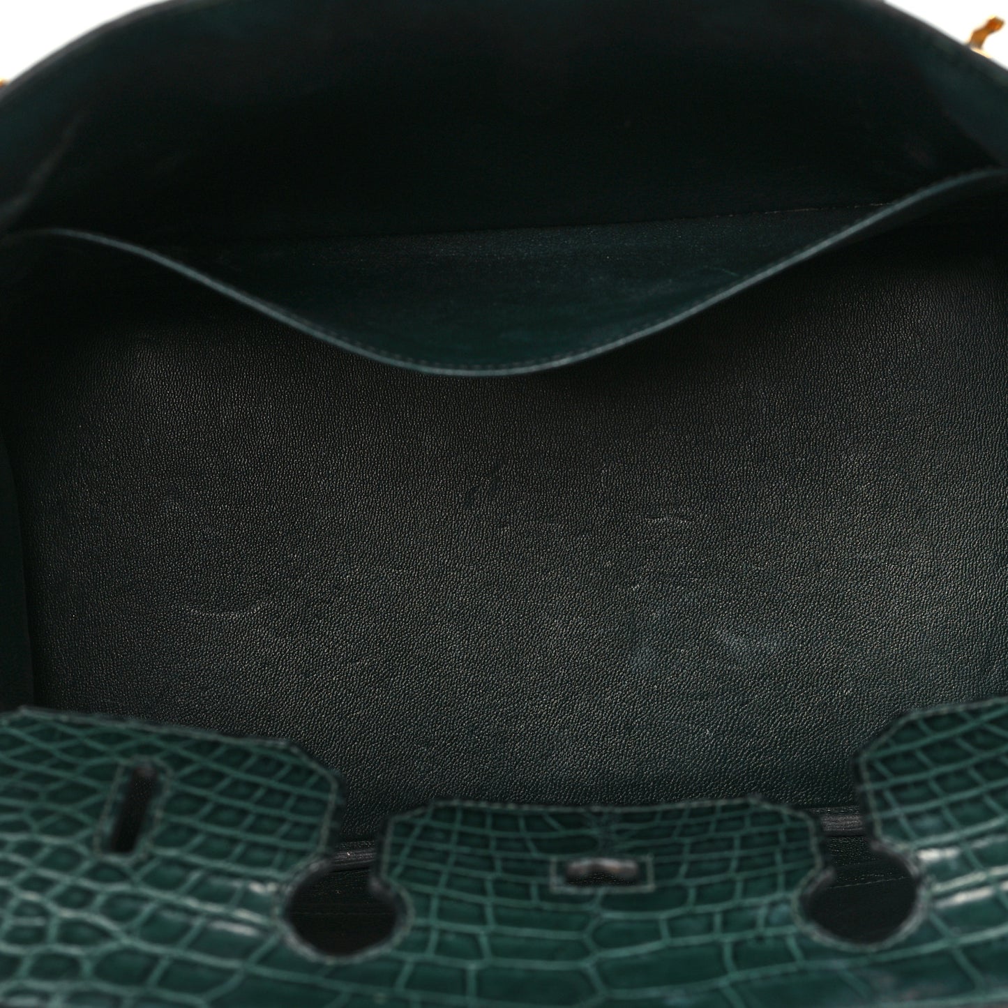 Matte Alligator Birkin 35 Vert Titien