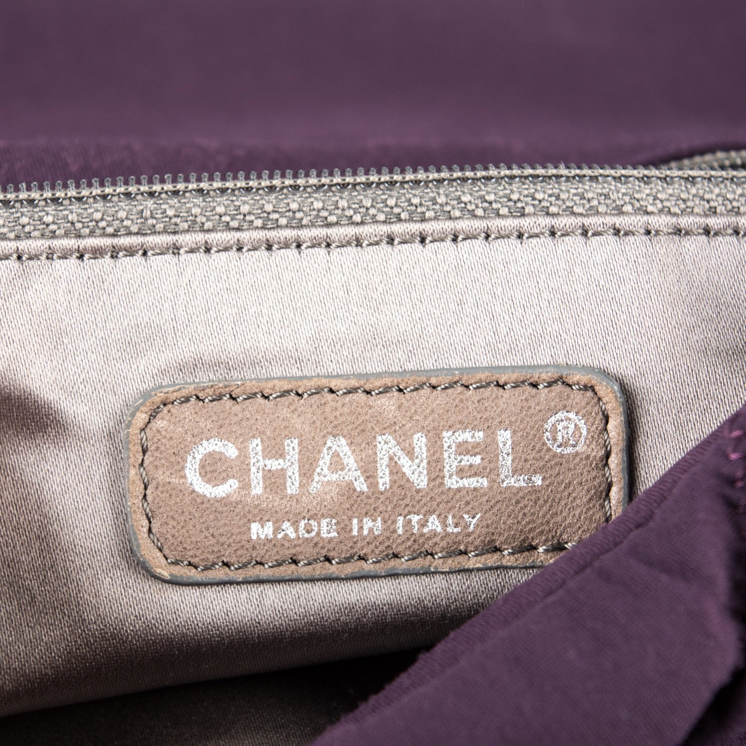 Chanel Nylon Bubble Quilt Medium Flap Purple 6 of 7