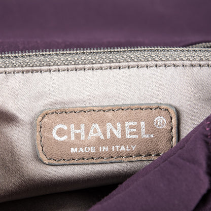 Chanel Nylon Bubble Quilt Medium Flap Purple 6 of 7