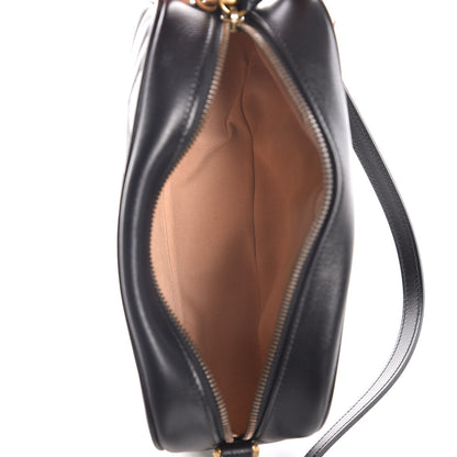 Gucci Calfskin Matelasse Small GG Marmont Chain Shoulder Bag Black 5 of 8