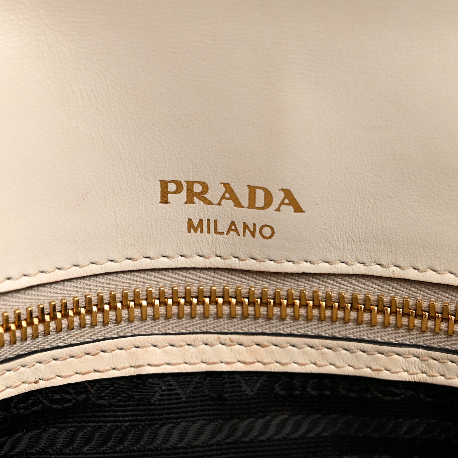 Prada Saffiano Flap Shoulder Bag Bianco 6 of 12