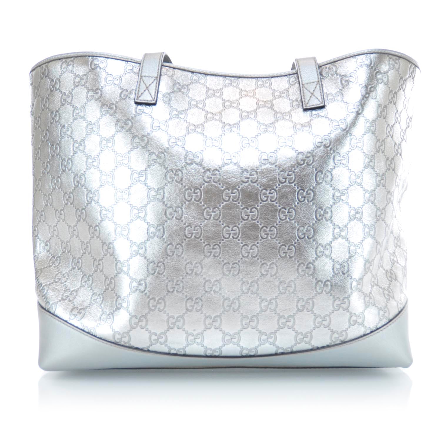 Gucci Guccissima Large Tote Silver 3 of 9