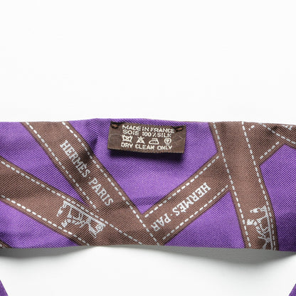 Hermes Palladium Medor Bolduc Twilly Scarf Ring Set 4 of 7