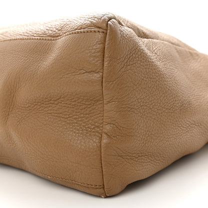 Gucci Pebbled Calfskin Large Jungle Tote Natural Tan 10 of 12